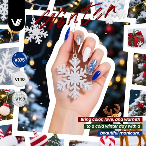 Gel Nail Polish Set with 55 Colors & Top Coats - Four Seasons Collection - DIY Manicure Kit for Women & Girls