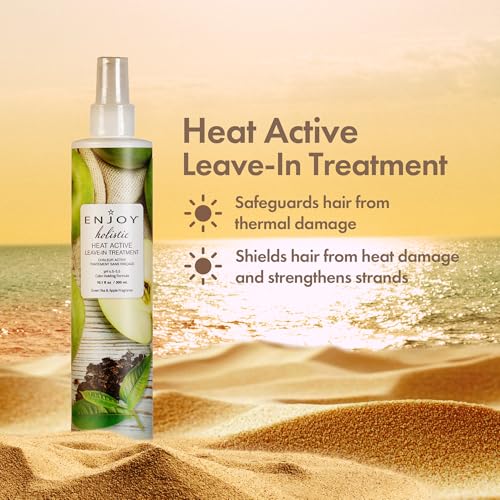 Heat Protectant & Shine Spray for All Hair Types – 10.1 fl oz Leave-In Treatment