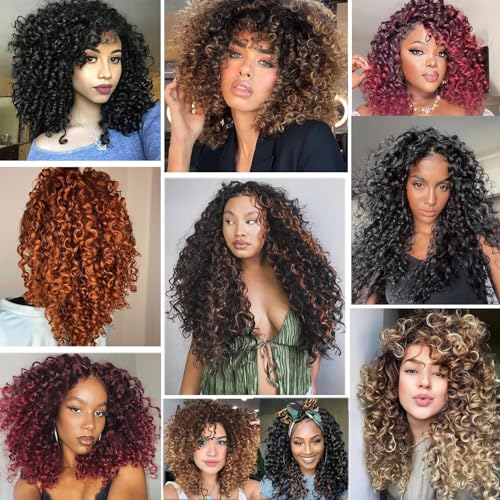 SUYIAPIY GoGo Curl Crochet Hair 8 Packs 24 Inch 1B/30 - Water Wave Beach Curl