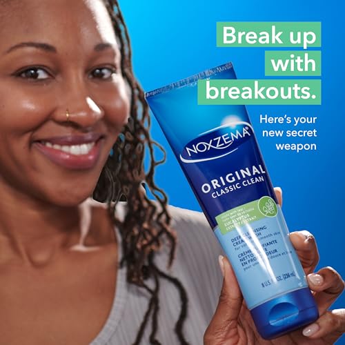 Noxzema Original Deep Cleansing Face Wash - 8 oz Pack of 6 - Hydrating & Invigorating