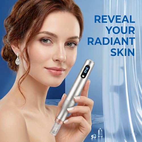 Microneedling Pen for Skin Care at Home - Derma Roller for Women Men