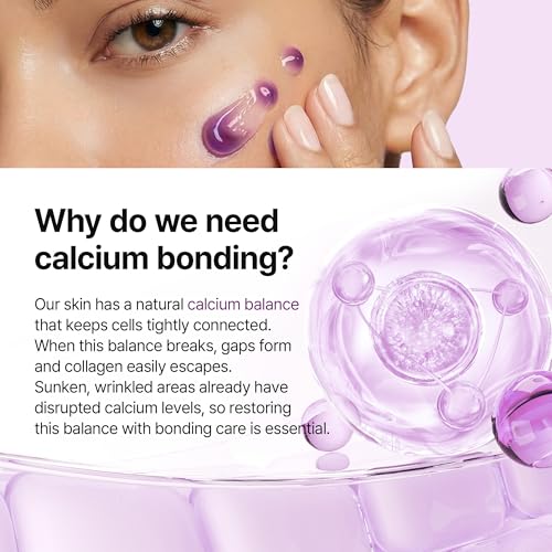 Calcium Bonding Eye Cream with Peptides - Firming Hydrating Eye Treatment - 0.51 Fl Oz (Pack of 1)