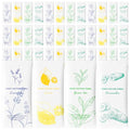 Moist Cotton Towelettes Bulk Pack 240 Individually Wrapped Scented Towels - Lavender, Green Tea, Lemon, Cucumber