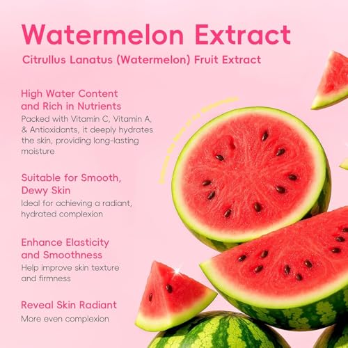 Watermelon & Niacinamide Skincare Set for Women Teens Girls 11PCS Gift Box