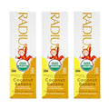 Kids Organic Coconut Banana Toothpaste 3oz Pack of 3 - Non-Toxic, Fluoride-Free