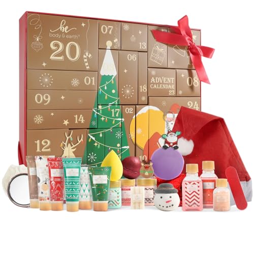 Beauty Advent Calendar with 24 Skincare Surprises for Women Christmas Gifts