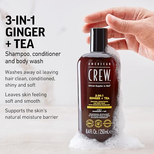 American Crew 3-in-1 Shampoo Body Wash & Conditioner Ginger + Tea 33.8 fl oz - Variation of THIS listing