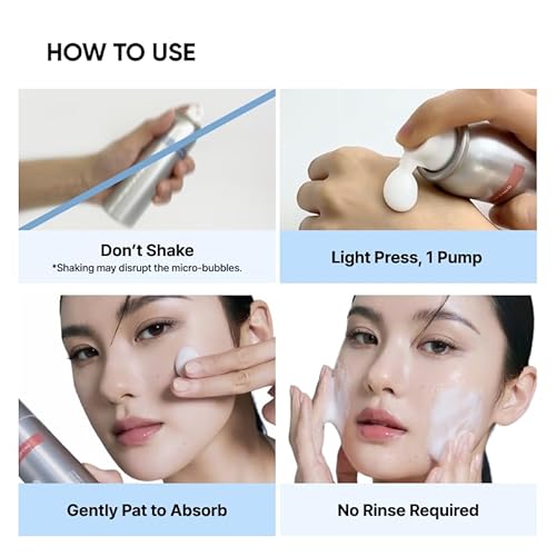 PDRN Revitalizing CO2 Bubble Serum Mask, 60ml | 2.02 fl.oz. | Fast-Absorbing Bubble Texture | Instant Glow, Skin Barrier Repair & Deep Hydration | Lightweight High Moisture Korean Skincare