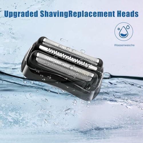 2 Pack Series3 21B Replacement Head Compatible with Braun S3 21B, Foil Shaver Replacement Compatible with Braun Electric Razor 3040s,300s,310s,320s,3050cc,3090cc,3010s,3030s, Etc.