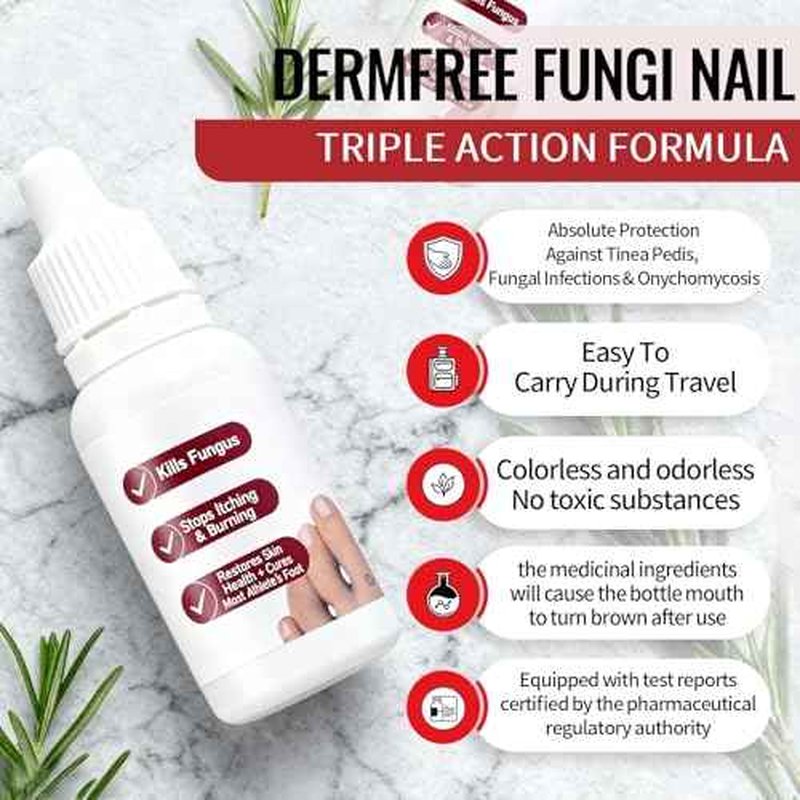 Fungi Nail Toenail Treatment Extra Strength,Toenail Renewal Serum, Nail Conditioning Solution for Thick&Discolored Nails, Quick-Dry Dropper, Safely & Gently for Healthier Nails,