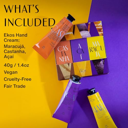 Natura - Hand Cream Travel Size Gift Set ? 3-Pack Vegan Hand Balm ? Hydrating Brazilian Beauty Skincare with Passion Fruit, Brazil Nut & A?a? ? Fast-Absorbing Hand Care - ($45 value)
