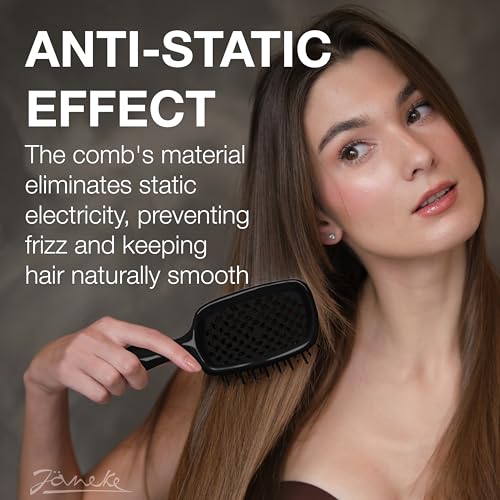 Vented Detangling Hair Brush for All Hair Types - Anti-Static, Heat-Resistant Styling Tool