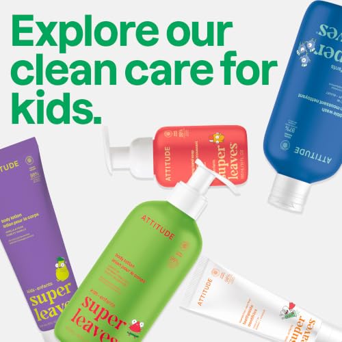 BIO SPECTRA ATTITUDE Kids Plant-Based Conditioner Vanilla & Pear 8 Fl Oz Pack of 6