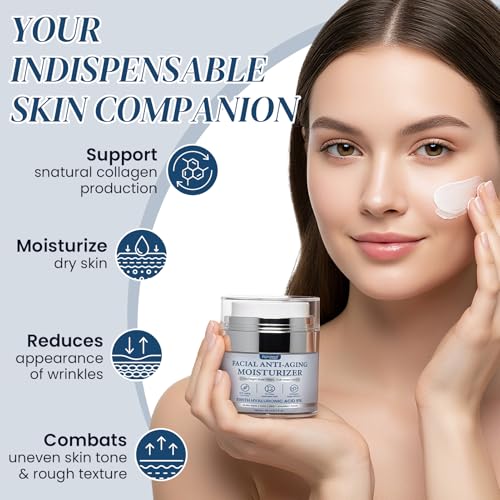 Aunpoos Retinol Collagen Face Cream for Anti-Aging, Tightening & Hydration 2 Pack 1.7 fl oz