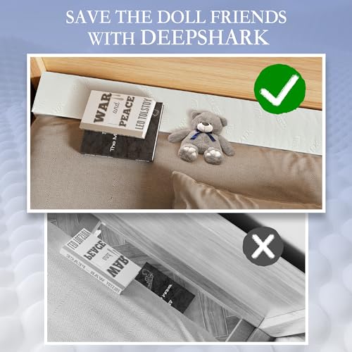 White Mattress Gap Filler for King Bed - 78 x 8 x 10 Inches Bed Extension