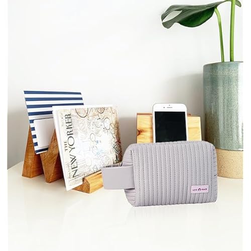 Makeup Bag Set of 3, Toiletry Bag for Women, Small Makeup Bag for Purse, Cute Quilted Cosmetic Bag for Travel, Gift for Women, Light Purple
