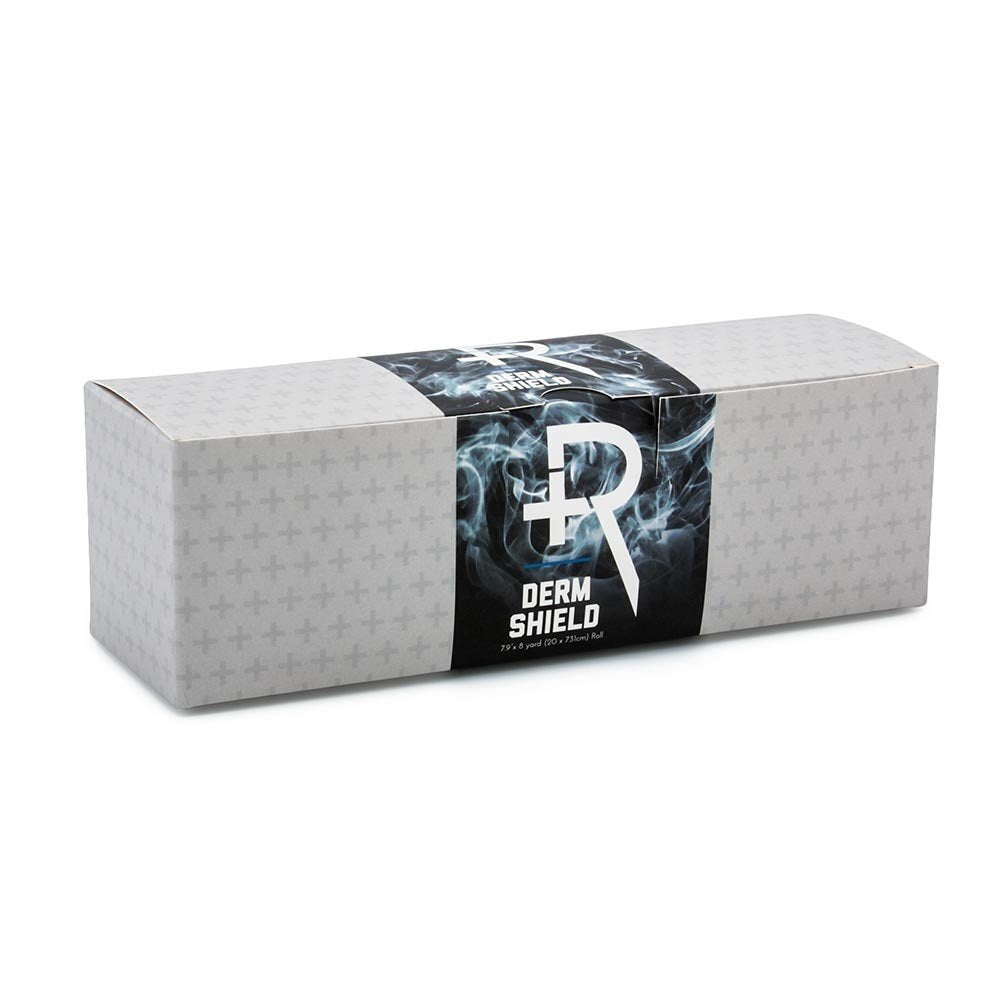 Recovery Aftercare Derm Shield Tattoo Cover Up Patch - Latex-Free & Waterproof Tattoo Aftercare Bandage - Transparent Matte Film - Breathable & Flexible - Promotes Healing & Skin Renewal (7.9" x 8 yd)