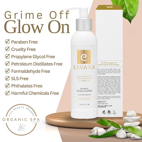 Organic Anti Wrinkle Face Serum and Natural Facial Cleanser