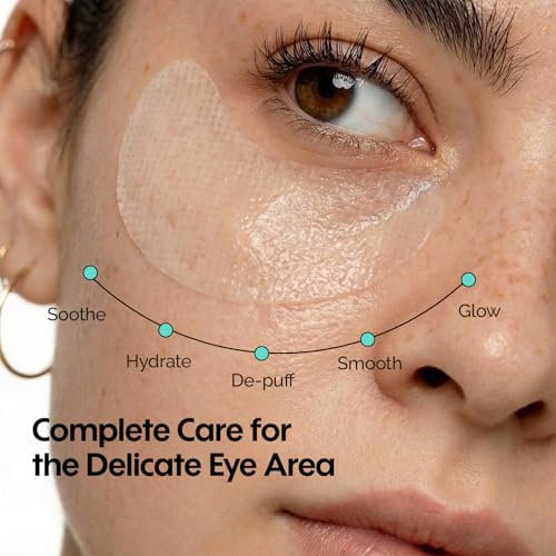 ZealSea Absorbmate Under Eye Patch - A Breakthrough Eye Cream & Serum Mate in Just 5?10 Mins to Boost Absorption, Instantly Prep Eye Area for Sensitivity Buffer ? Made to Pair with Eye Care, 18pairs