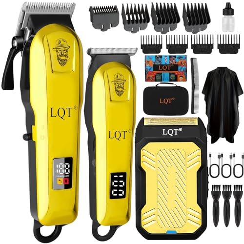 Cordless Hair Clippers for Men Electric Beard and Mustache Trimmer & Foil Shaver Professional Rechargeable Hair Trimmer Gifts for Men Birthday Christmas Valentine¡¯s Day Gifts