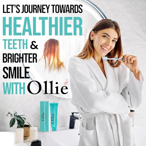 Ollie Nano Hydroxyapatite Fluoride-Free Toothpaste 4oz Mint Pack of 2