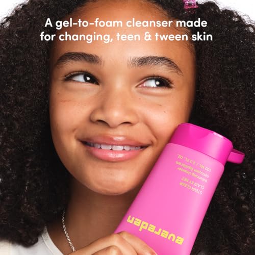 Evereden Teen Face Cleanser & Moisturizer Duo - Clear Skin for Teens