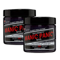 MANIC PANIC Classic Purple Haze Semi Permanent Hair Color - Warm Dark Purple Hair Dye for Women & Men That Lasts 4-6 Weeks - Vegan, Ammonia & Cruelty-Free - Create & Mix Custom Shades (4oz / 2pk)