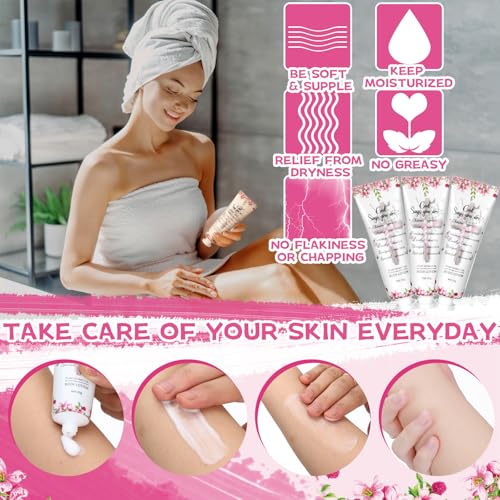 Christian Body Lotion Gift Set 48 Pcs Bible Verse Church Gift - Cherry Blossom Scent