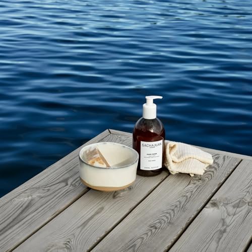 SACHAJUAN Hand Wash Shiny Citrus | Gently Cleansing & Deeply Hydrating Formula with Earth Silk Technology | Soothes Skin, Maintains Moisture Barrier & Refreshes with Citrus Scent | 16.9 oz