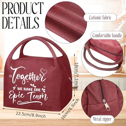 24 Pcs Inspirational Lunch Bags - Multi Color Thank You Gift Set for Employees