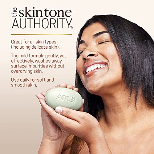 Ambi Complexion Cleansing Bar Soap - Light Fresh Scent, 3.5 oz Pack of 8