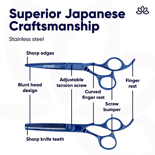 Titan Thinning Hair Scissors Set - 6.5 Inch Professional Grooming Shears