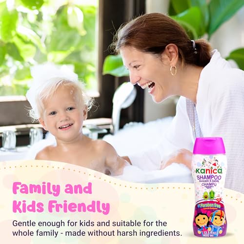 Kids Shampoo with Avocado & Aloe Vera, Gentle & Nourishing, 13.5 Fl Oz Pack of 2