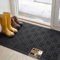 Gorilla Grip WeatherMax Door Mat - Indoor Outdoor Use, 58x34 Black Maze (Variation of THIS listing)
