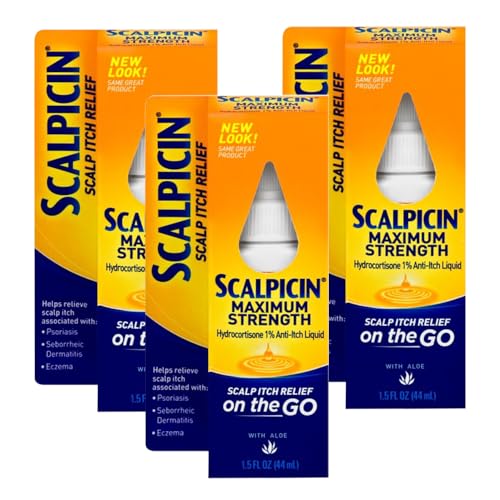 Scalpicin Max Strength Scalp Itch Treatment, 1.5 oz(Pack of 3)