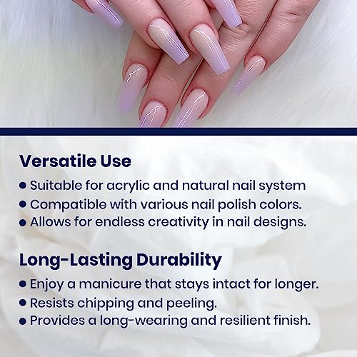 Mia Secret Professional Nail System Ice Gel Acrylic Top Coat No Uv Lamp