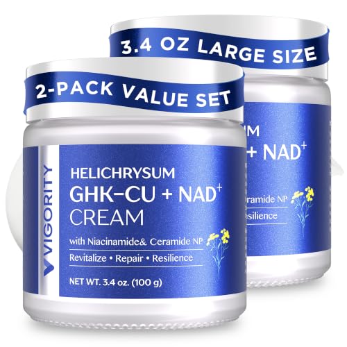 Copper Peptides Anti-Aging Face Cream for Mature Skin 3.4 oz Pack of 2