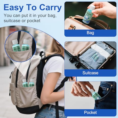 Mini Mint Mouthwash Travel Size 35ml Pack of 50 - Fresh Breath On-the-Go