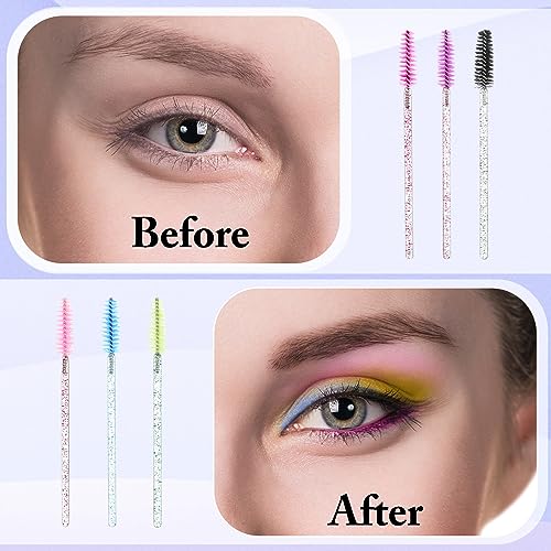 Disposable Mascara Wands 1000 Pack - Eyelash Brush Spoolies for Lash Extensions