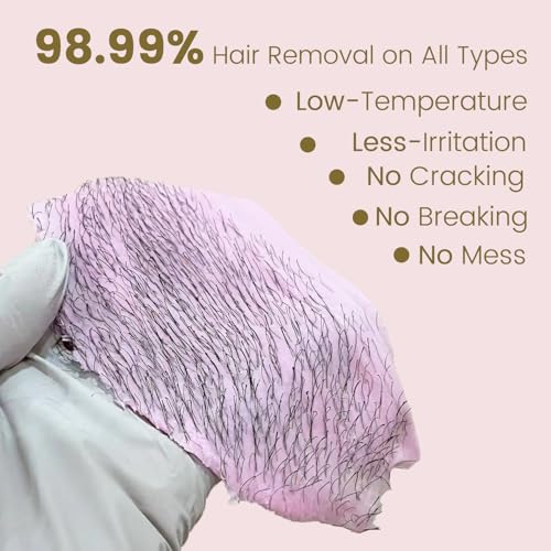 Wax Beads, 1.76lb / 800g Hard Wax Beads Coarse Hair Formula Hard Wax for Hair Removal and Senstive Skin, Wax Beads for Face, Brazilian Bikini,Body Waxing (8 Scents)