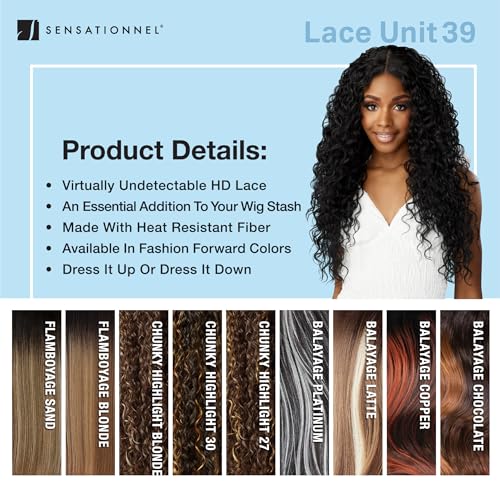 Sensationnel Dashly Lace Front Wigs CH30 Short & Long Styles Natural Hairline