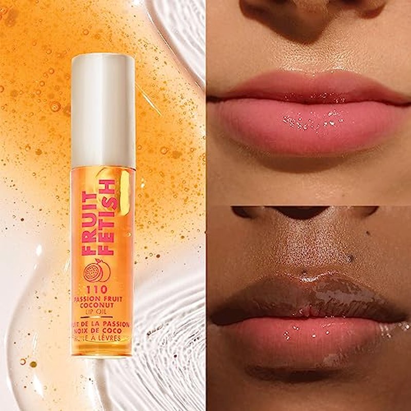 Milani Fruit Fetish Lip Oil Bundle - Cherry Lime & Passionfruit Coconut - Hydrating Lip Gloss