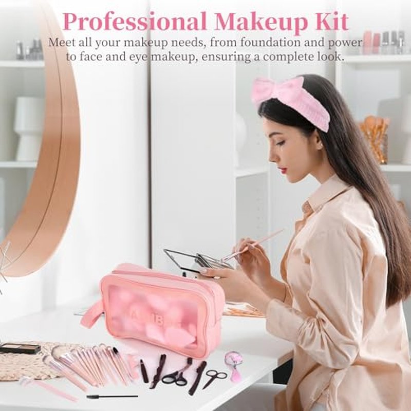 30 Pcs Press On Nail Storage Box Set with Acrylic Display Case Organizer - Press On Nail Packaging Box with 120 Pcs Adhesive Tapes for Fake Nail-Storage Nail-Display Nail-Salon