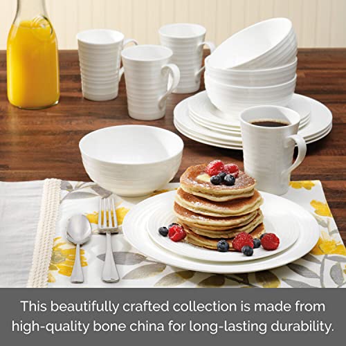 Mikasa Ciara 16-Piece Dinnerware Set Service for 4 - Brown Box Variation