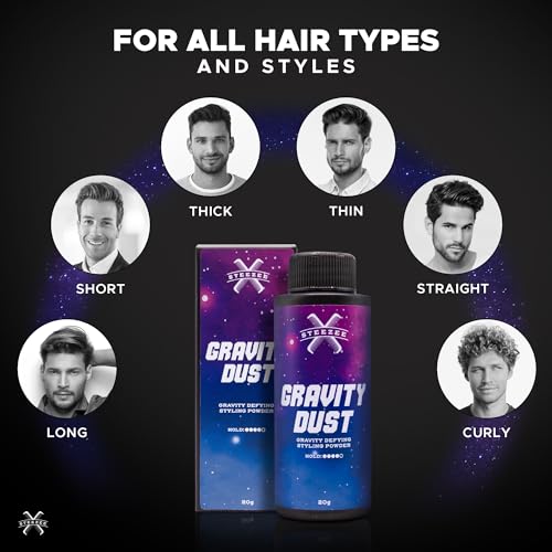 Men's Volumizing Hair Powder - Natural Matte Finish, Strong Hold, Paraben-Free 20g