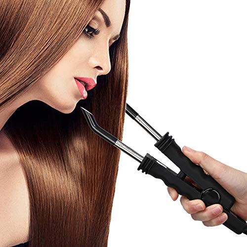 Professional Hair Extension Connector Iron with Adjustable Temperature & 360° Cord
