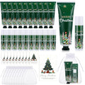 Christmas Hand Cream and Lip Balm Set - 30 Mini Travel Size Moisturizers - Holiday Stocking Stuffers