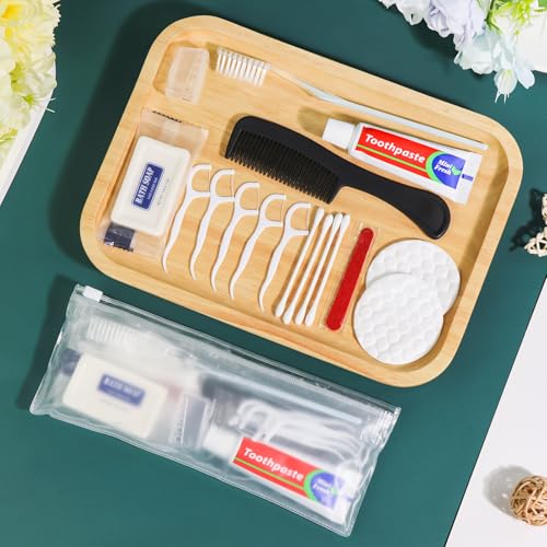 25 Sets Personal Hygiene Kit Bulk with Toothbrushes, Toothpaste & Accessories - Disposable