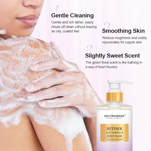 Retinol Body Wash - Anti-Aging Shower Gel for Smooth, Rejuvenated Skin - 16.9 fl oz