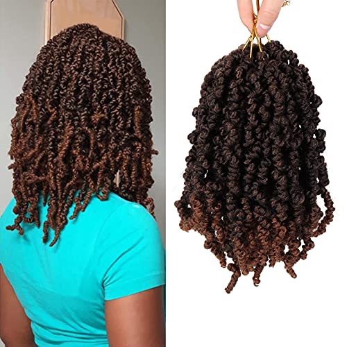 Dorsanee 10 Inch Pre-Twisted Spring Twist Crochet Hair, 4 Packs, T30#